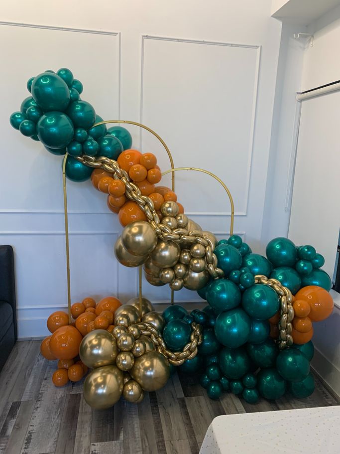 6ft & 5ft Gold Wire Arches